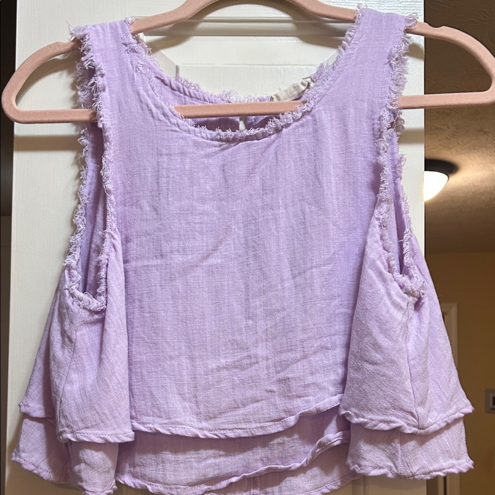 Altar’d State Lavender Sleeveless Women's Top